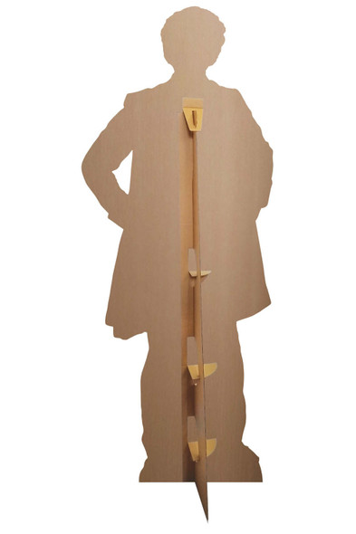 Rear of The Sixth Doctor Who Cardboard Cutout Colin Baker Standee / Standup